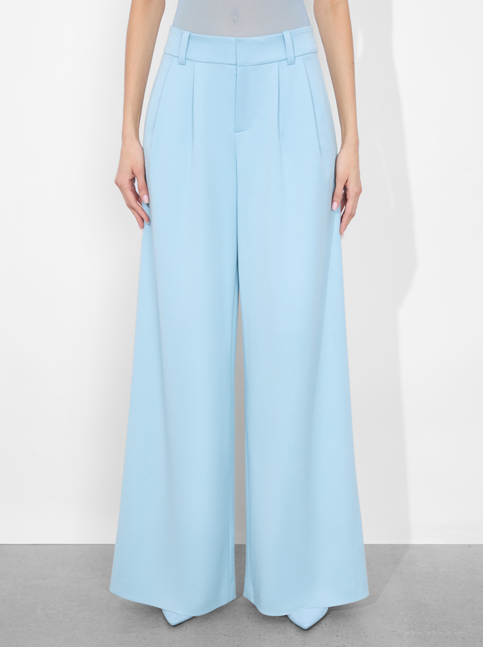 KENNEDY TROUSER - MINERAL BLUE - Alice And Olivia