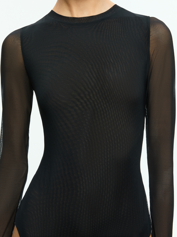 OLEA BODYSUIT - BLACK image 3 - Alice And Olivia