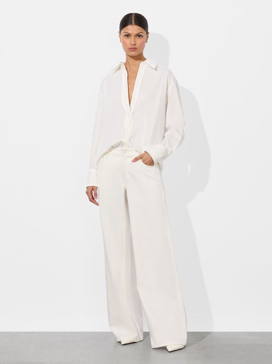 OFF WHITE-PERFECT BUTTON DOWN