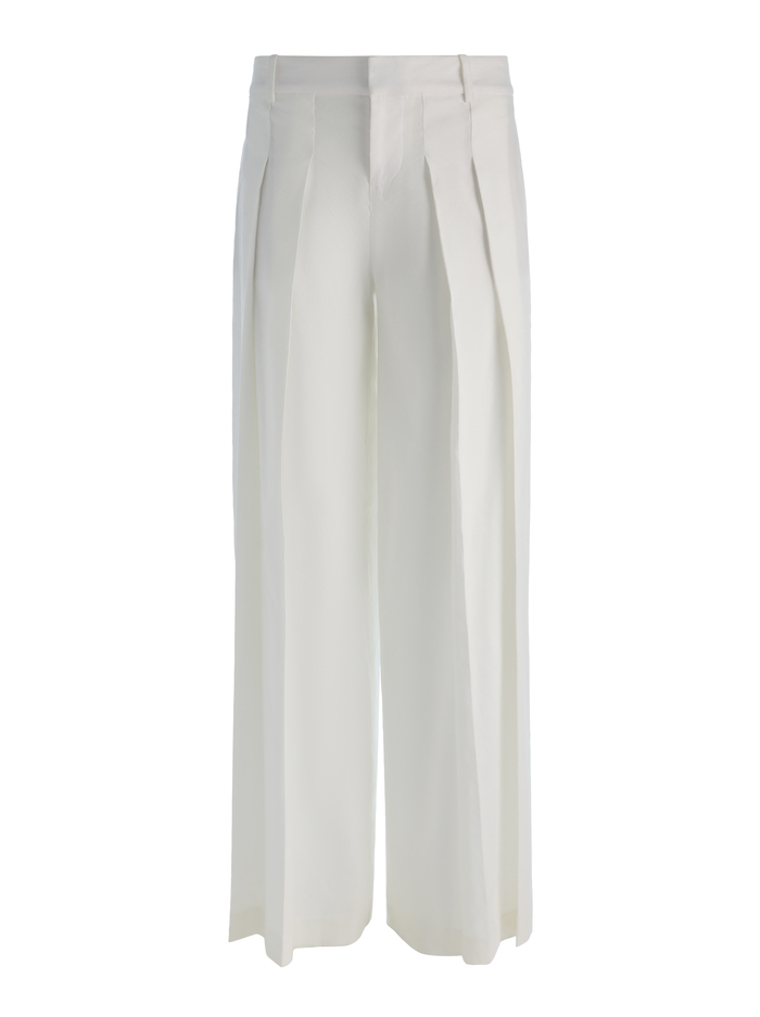BLAIRE PLEATED LINEN PANT - OFF WHITE image 5 - ALICE + OLIVIA