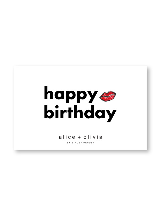 HAPPY BIRTHDAY E-GIFT CARD