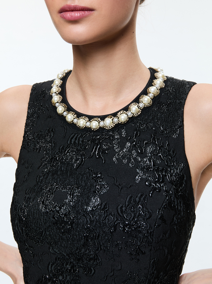 ALISTAIR MINI GOWN - BLACK image 1 - Alice And Olivia