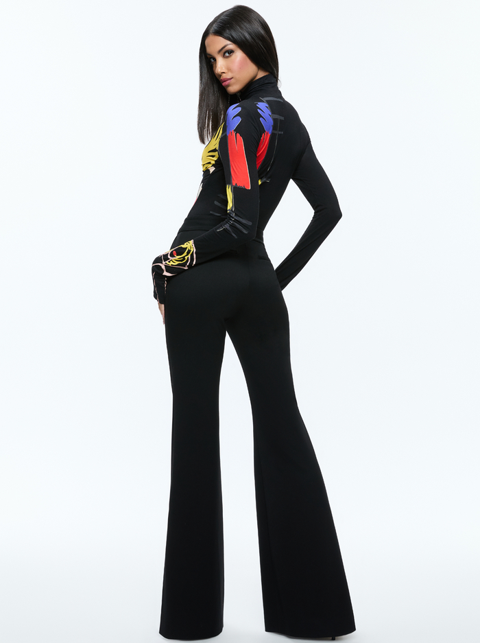A+O X TOM WESSELMANN DELAINA LONG SLEEVE TURTLENECK TOP - NATURAL BEAUTY image 2 - Alice And Olivia