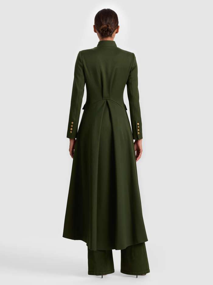 WINN LONG JACKET - DARK OLIVE image 2 - Alice And Olivia