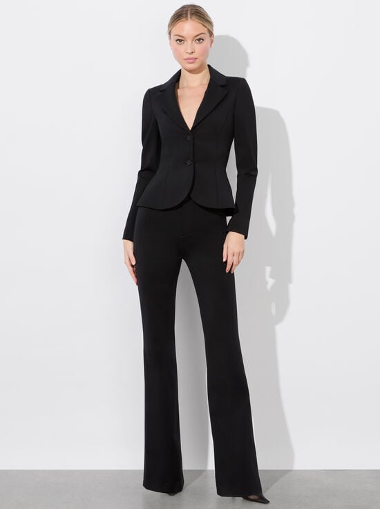 BLACK-IANA SCULPTED BLAZER