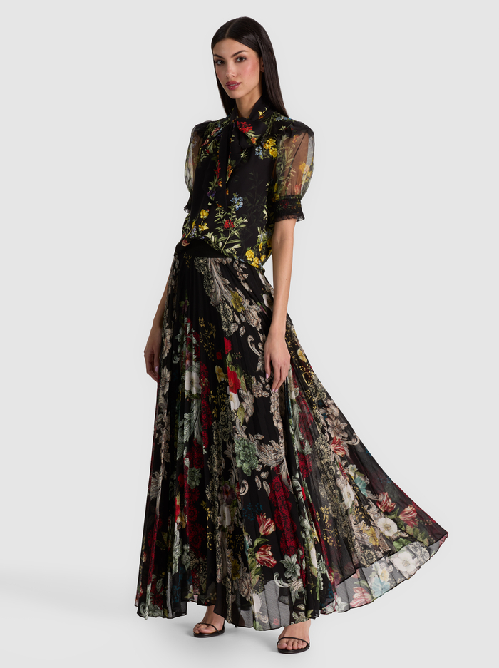 KATZ PLEATED MAXI SKIRT - FREE SPIRIT image 5 - ALICE + OLIVIA