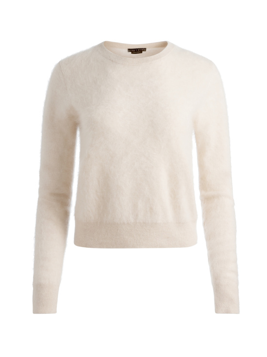 ECRU-CAROLEE CASHMERE PULLOVER