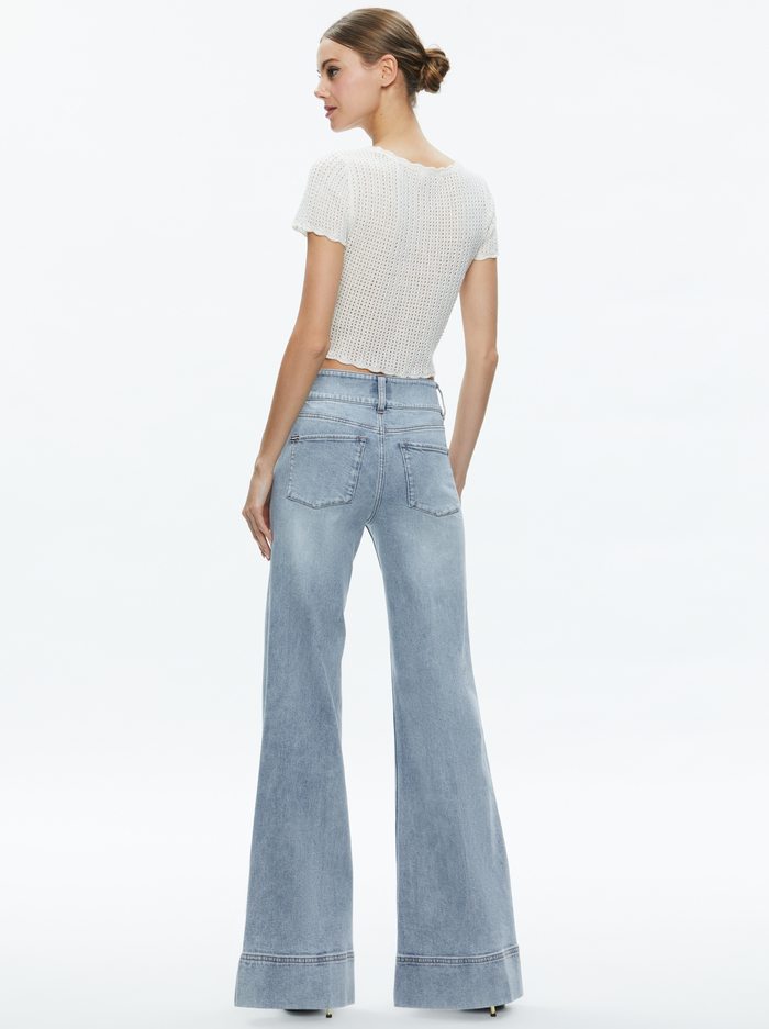 MARYAM PULLOVER - SOFT WHITE image 2 - Alice And Olivia