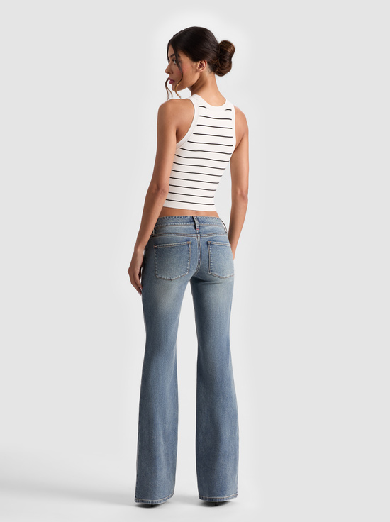 ALBERTINE BLUE-BELLA LOW RISE JEAN