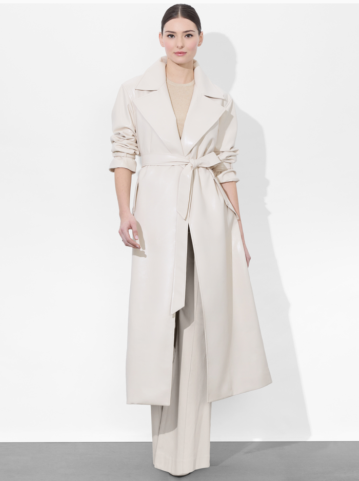 SULLIVAN VEGAN TRENCH - CHINO image 1 - Alice And Olivia