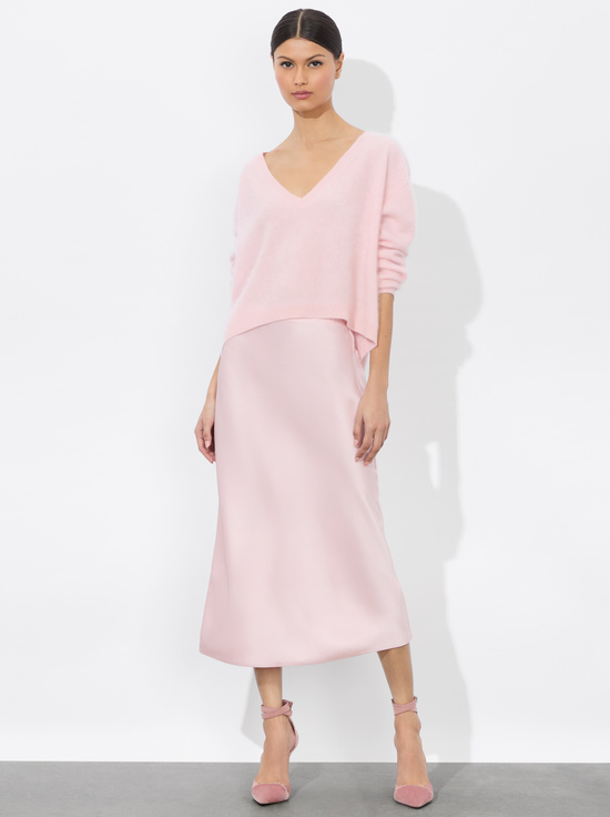 SHELL PINK-MAEVE SLIP SKIRT
