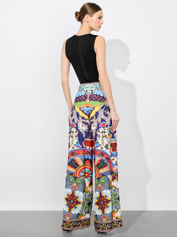ATHENA WIDE LEG PANT - ON THE ROAD image 3 - Alice And Olivia
