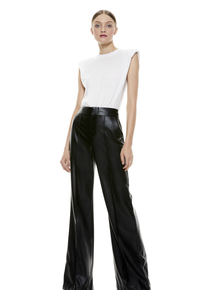 DYLAN VEGAN PANT - BLACK image 2 - Alice And Olivia