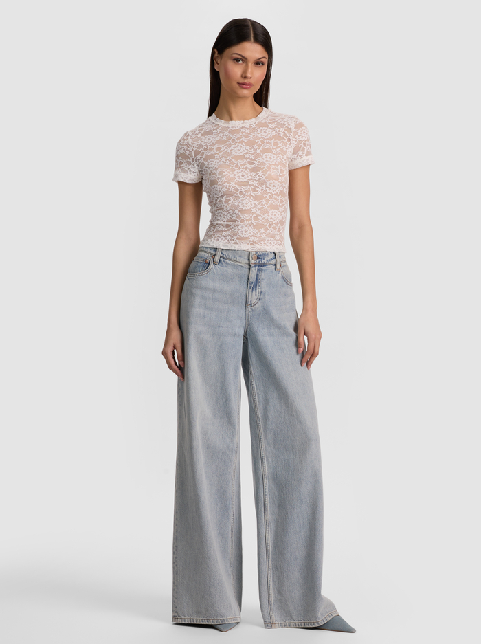 AMAZING JEAN - DARLA LIGHT INDIGO image 1 - ALICE + OLIVIA