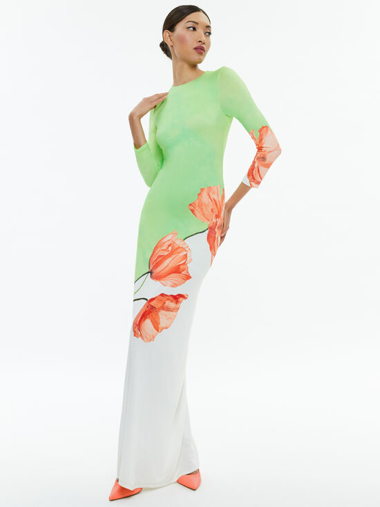 delora fitted long sleeve maxi dress Strapless Wedding Dress JE988 by Nox Anabel 6 / White