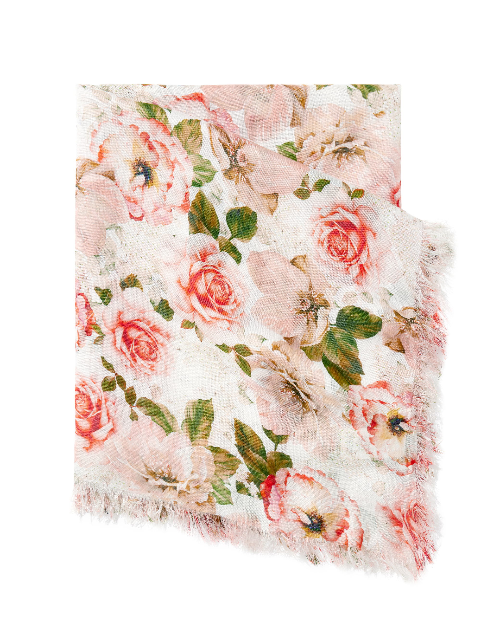 Lola Scarf In Morningside Floral White Alice + Olivia