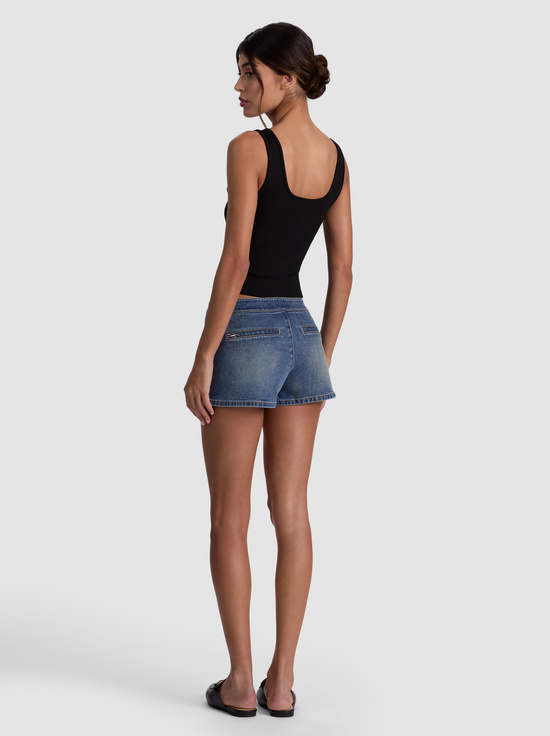 FLORENCE VINTAGE BLUE-BAYLEY DENIM MINI SKORT