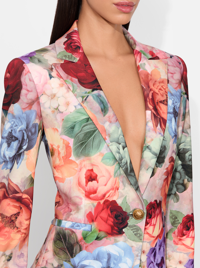 BREANN PRINTED BLAZER - STORM FLORAL SM image 3 - Alice And Olivia