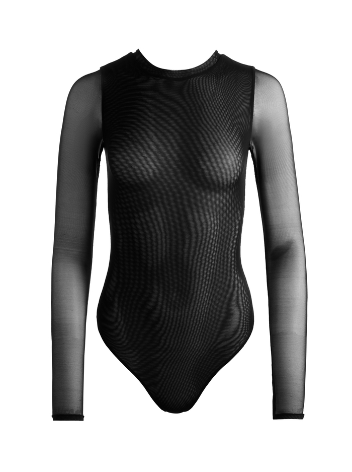 OLEA BODYSUIT - BLACK image 5 - Alice And Olivia