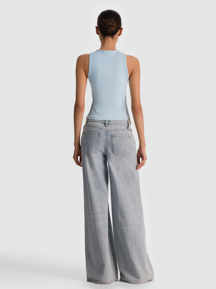 ALLEN TANK TOP - CAROLINA BLUE image 2 - ALICE + OLIVIA