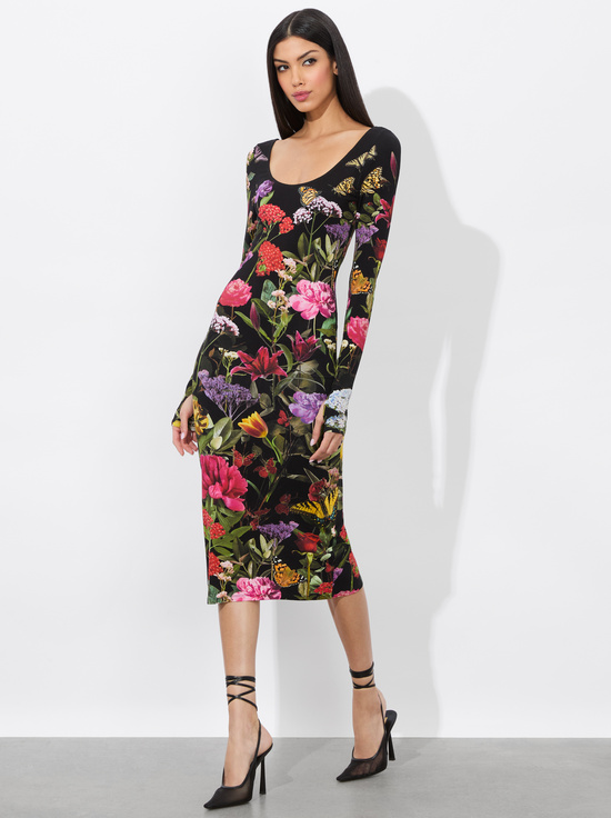 SECRET GARDEN-DELORA MIDI DRESS