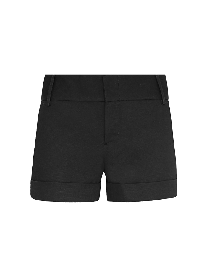 BLACK CADY CUFF SHORTS - BLACK image 5 - Alice And Olivia