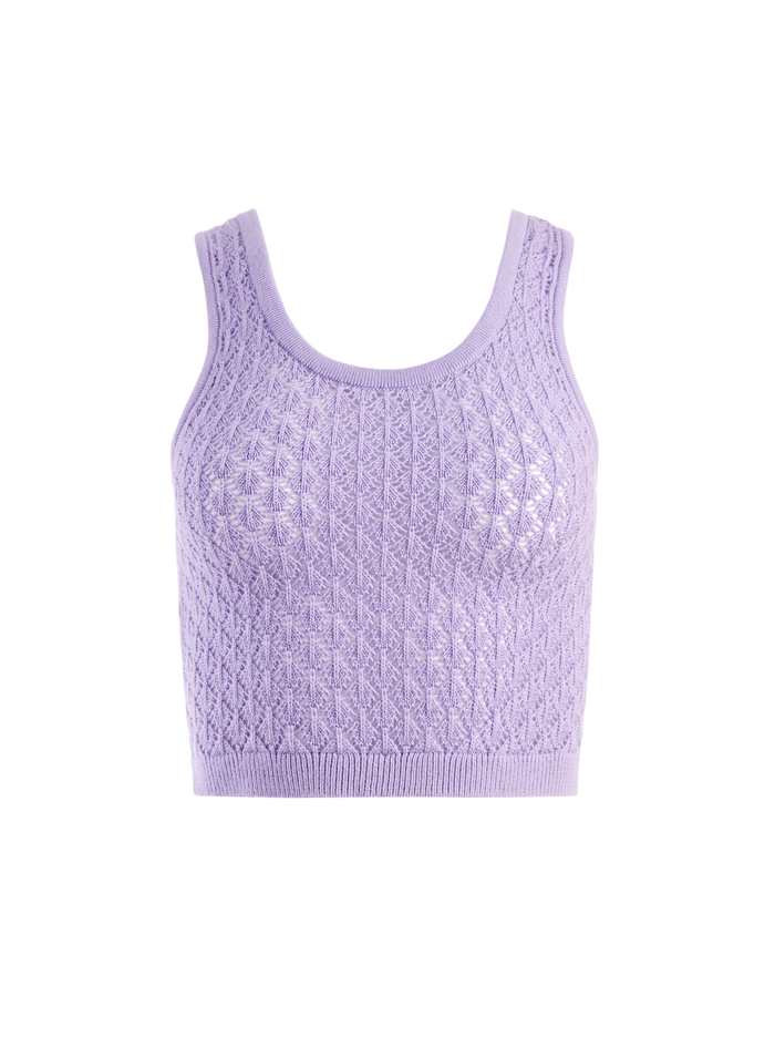 DARYN 2 WAY SWEATER TANK - LAVENDER image 5 - ALICE + OLIVIA