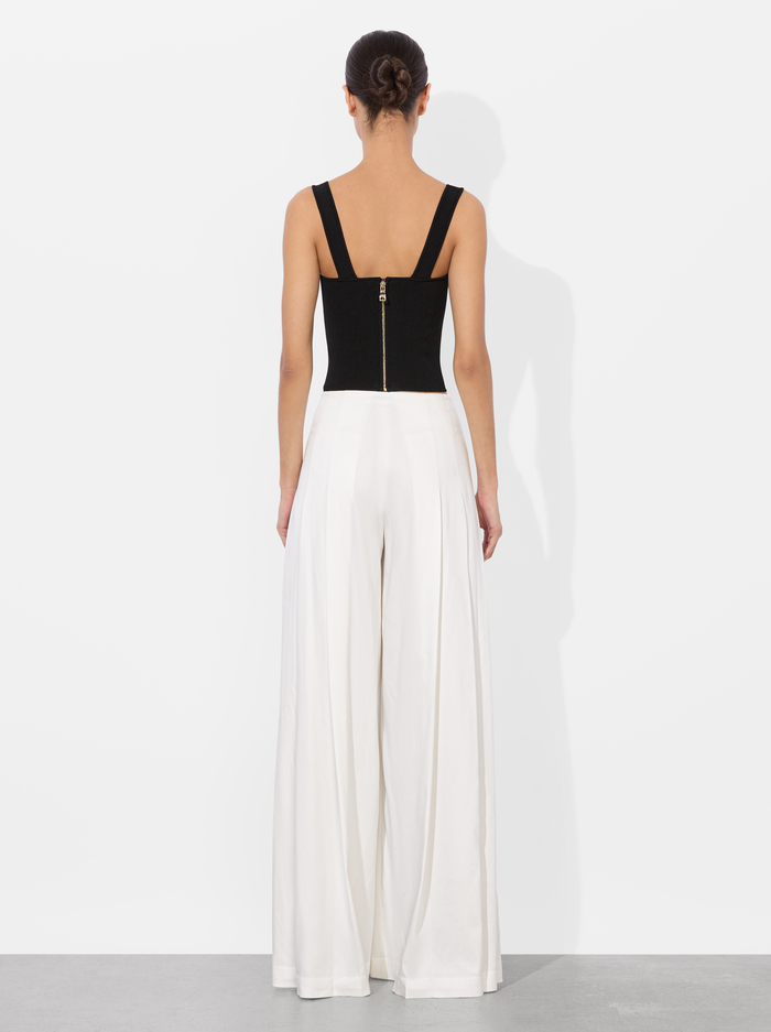 AINSLIE WIDE LEG PANT - OFF WHITE image 2 - Alice And Olivia