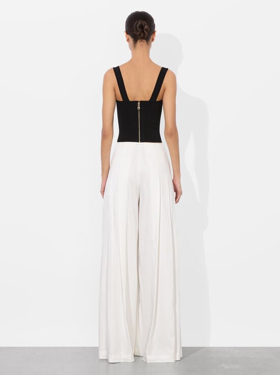 OFF WHITE-AINSLIE WIDE LEG PANT