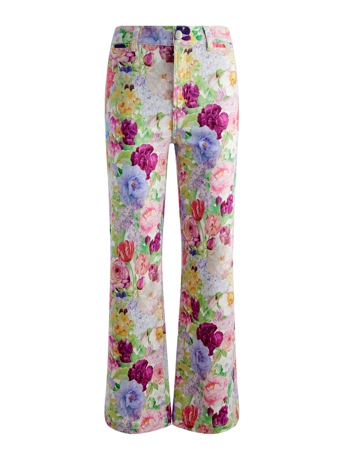 GORGEOUS COIN POCKET CROPPED JEAN - DAWN FLORAL image 5 - Alice And Olivia