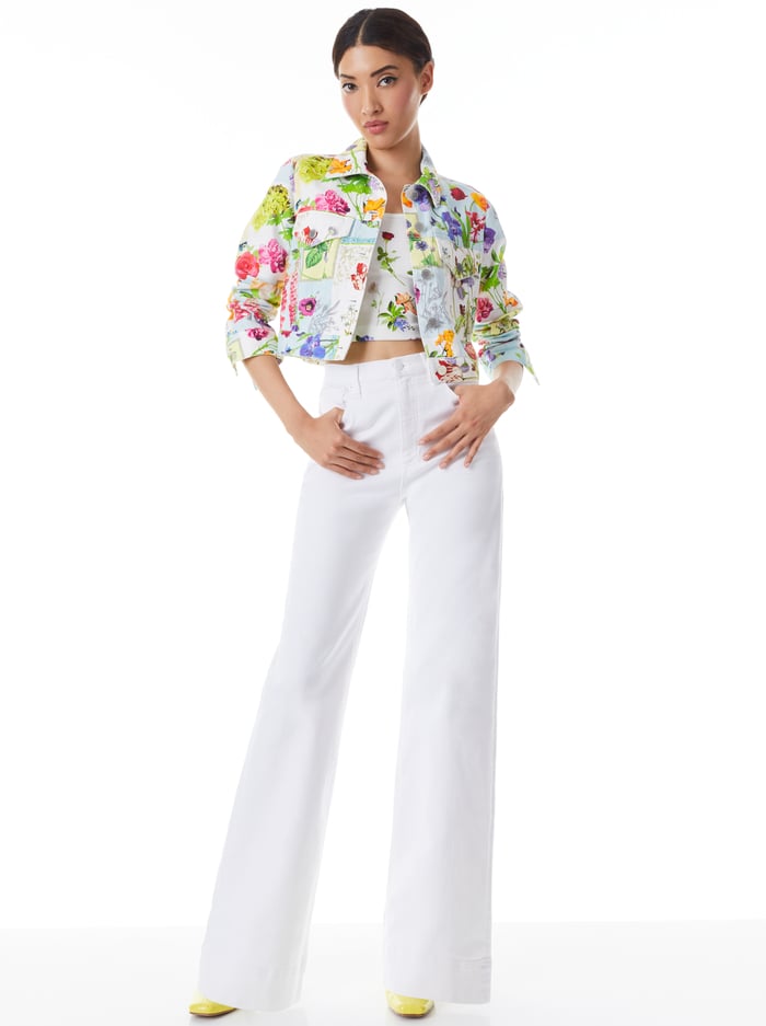 CHLOE BOXY CROPPED JACKET - MAKE A STATEMENT image 1 - Alice And Olivia