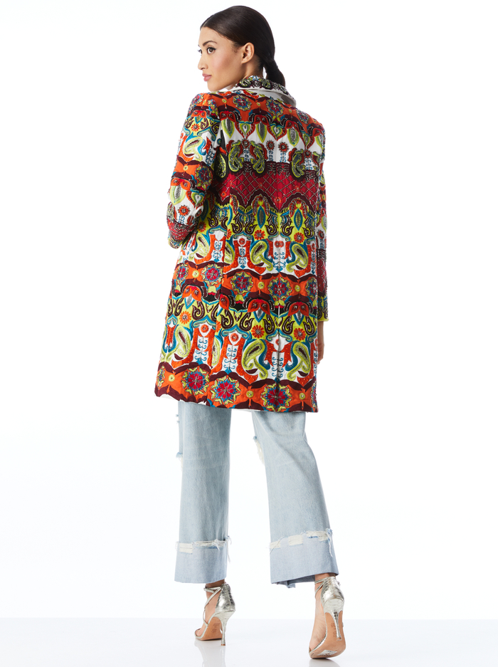 IVAN EMBELLISHED COAT - MULTI image 1 - Alice And Olivia