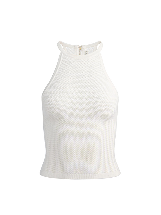 SOFT WHITE-HEIDI POINTELLE TANK