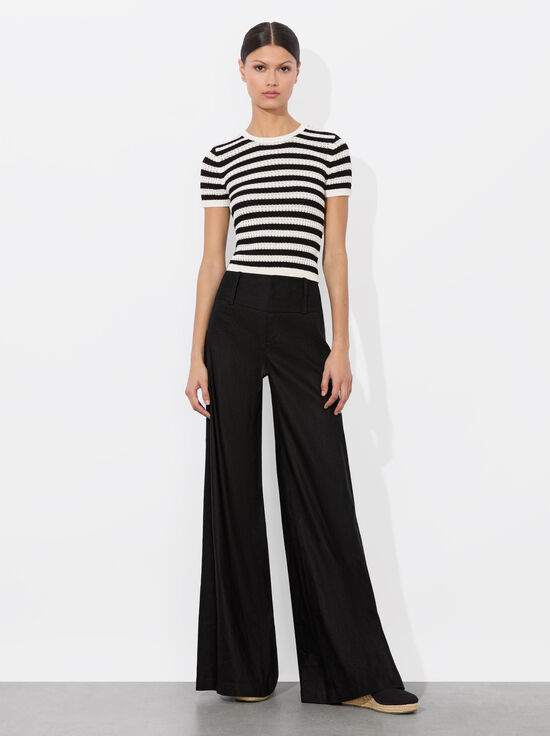 SOFT WHITE/BLACK-CIARA PULLOVER