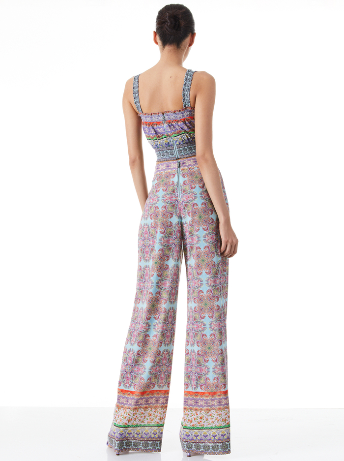 ELMA HIGH WAISTED WIDE LEG PANT - RITZY image 1 - Alice And Olivia