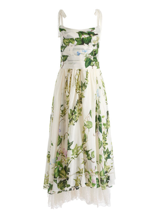 IVY ROMANCE-HAVEN FLARED MIDI DRESS