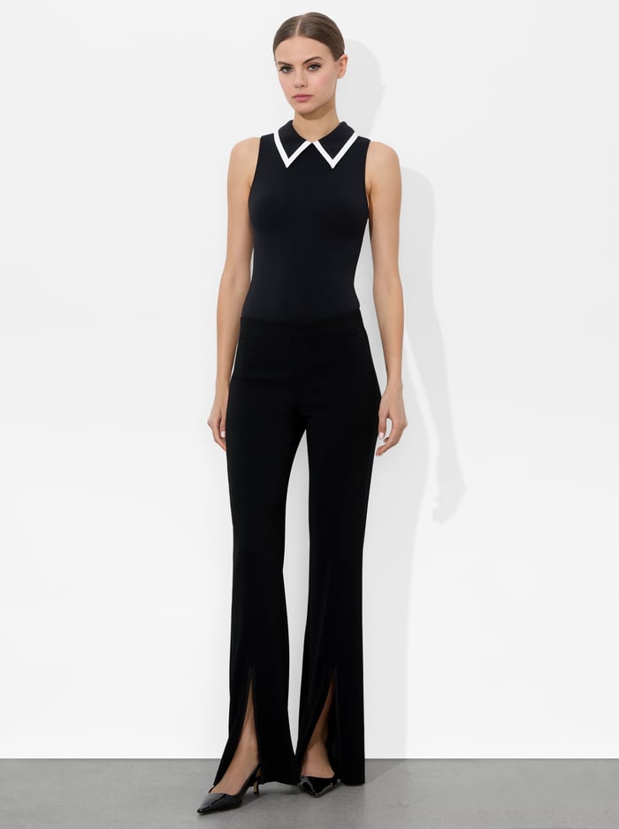 ROTHY BODYSUIT - BLACK/OFF WHITE image 1 - Alice And Olivia