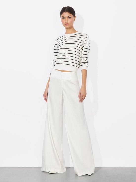OFF WHITE-OLIVIA LINEN PANT