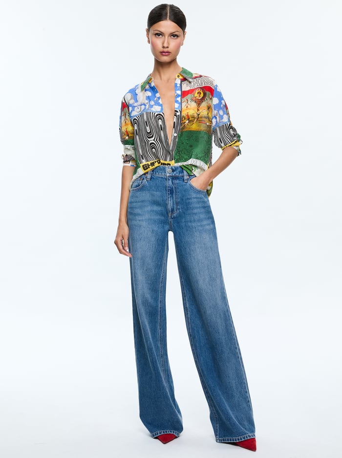 WILLA SILK BLOUSE - HAUTE COUTURE image 1 - Alice And Olivia