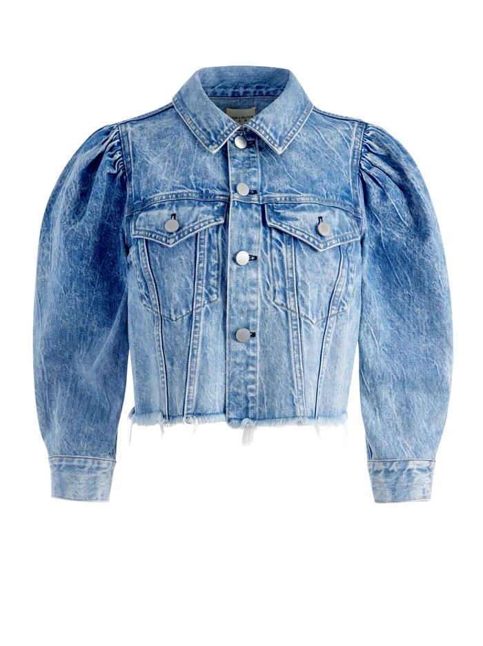 LANA DENIM JACKET - ROCKY BLUES image 5 - Alice And Olivia