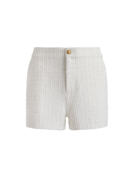OFF WHITE-KEN TWEED SHORT