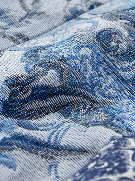 BLUE MULTI-VIOLET MINI DRESS