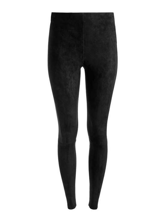 BLACK-LENNOX SUEDE LEGGING