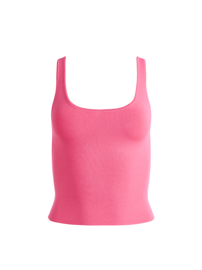 DARYN CROPPED TANK - WILD PINK image 5 - Alice And Olivia