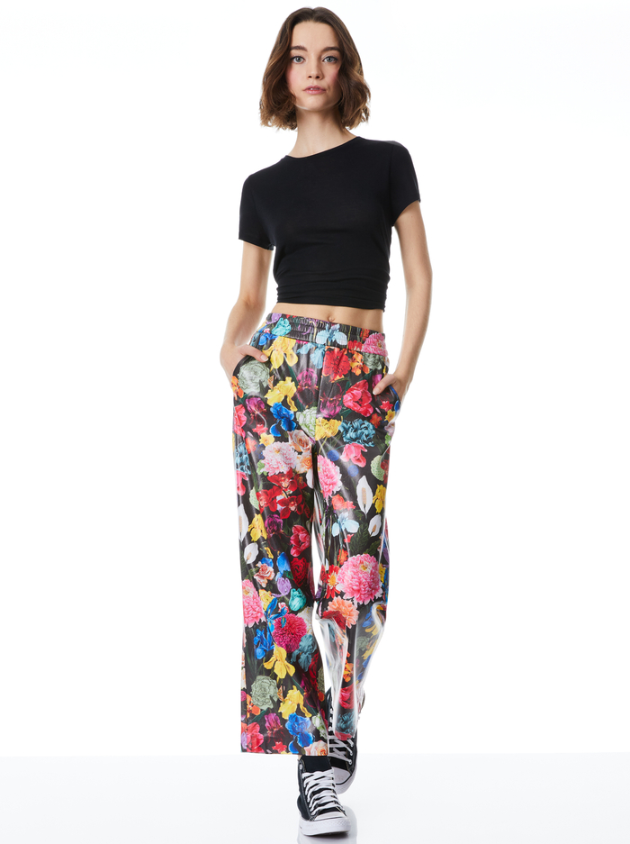 BENNY PULL UP PANT - BOTANICAL GARDEN image 4 - ALICE + OLIVIA
