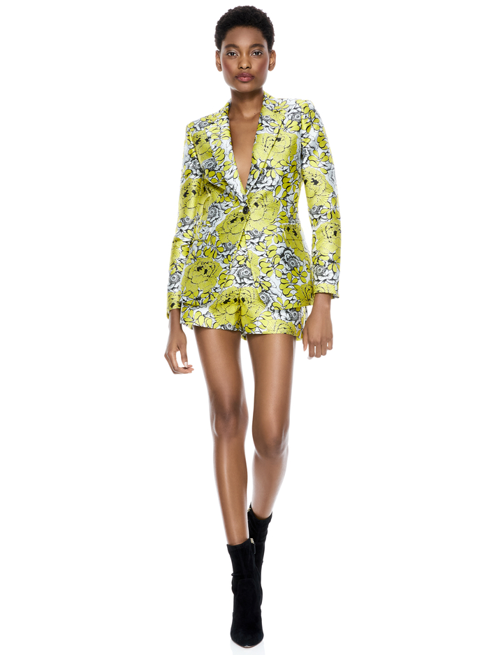 MACEY BLAZER - DAFFODIL/MULTI image 2 - ALICE + OLIVIA