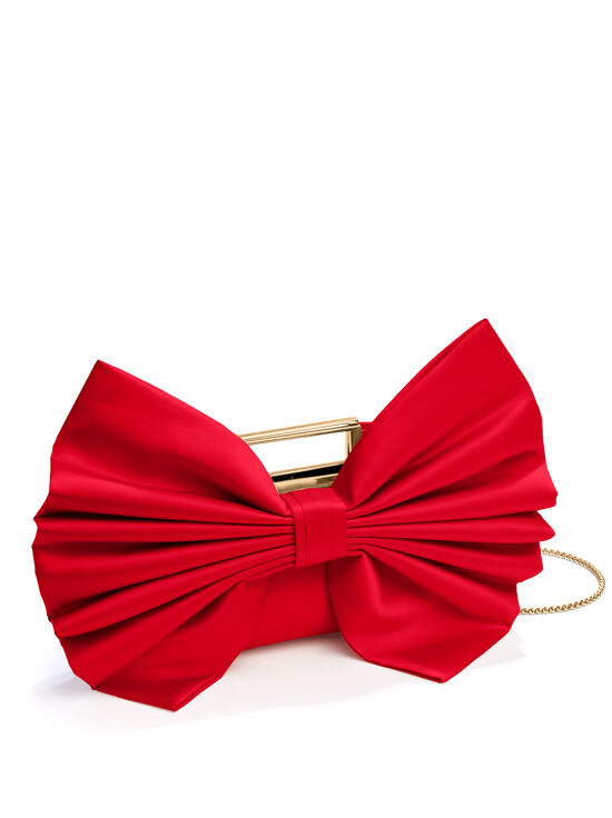 BRIGHT RUBY-SEMIRA BOW BAG