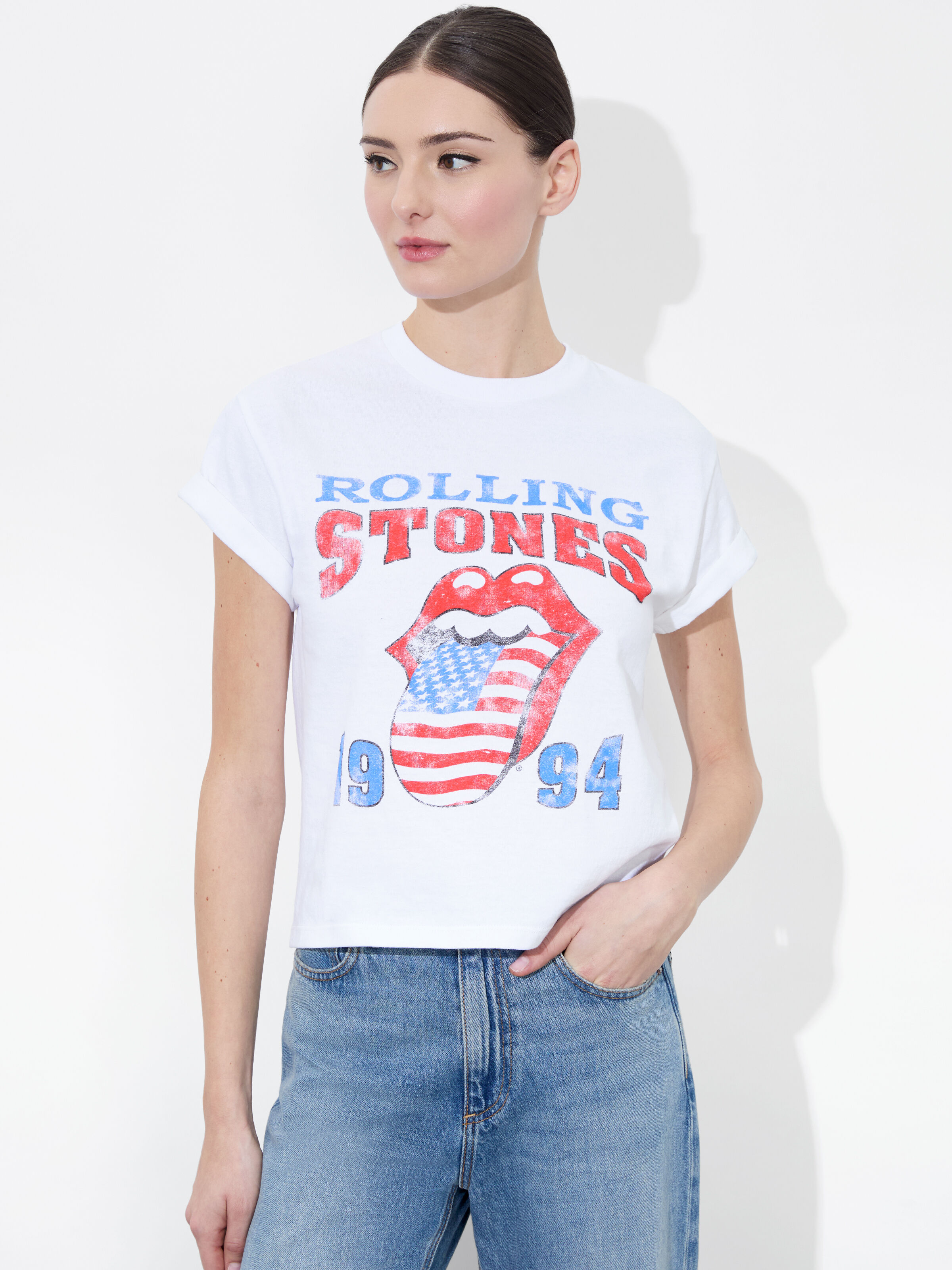 激安の | White/multi In Tee Shira Alice Olivia + トップス
