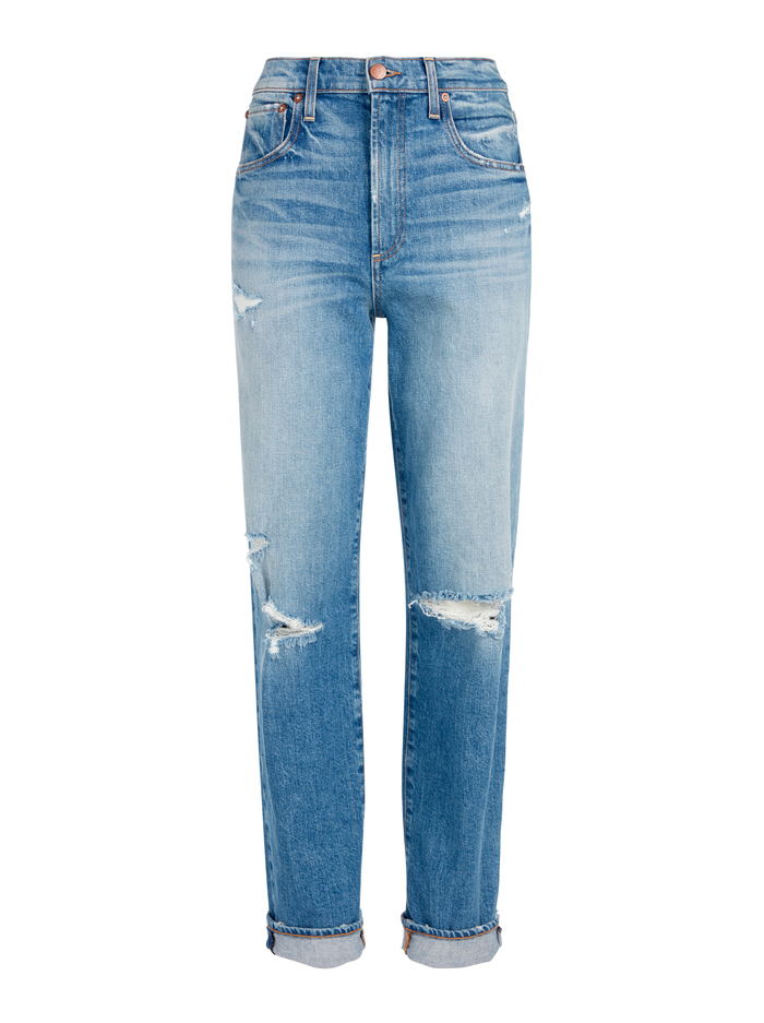 KATERINA HIGH WAIST BAGGY JEAN - BEST INTENTIONS image 4 - Alice And Olivia