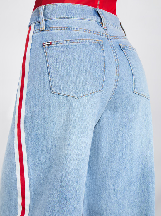 GEMMA LIGHT BLUE-WALLIE CUFF JEAN